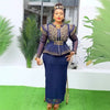 Spring African Clothes for Women long sleeve polyester Dashiki Ankara Outfit Robe Plus Size Wedding Party Dresses