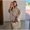 Striped Long Pants Set Color Block Turn Down Collar Three Quarter Sleeve Shirt Wide Leg Bottoms Casual Chic Women Outfits