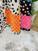 Pleated Contrast Color Leopard Printed Dress Stand Neck Single Breasted Mid-length Dresses Women Party Clothing 2Q1027