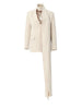 Women Apricot Irregular Big Size Elegant Blazer Scarf Collar Long Sleeve Jacket Spring Autumn 1DH4167