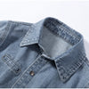 Women's Denim Lace Up Jacket Lapel Neck Waist Cinching Button Front Long Sleeve Coat Spring Femlae Casual Daily Outerwear