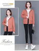 Women'S Clothes Spring Autumn Jacket Top Women Windbreaker Korean Loose Casual Hooded Jacket Ladies All-Match Coat