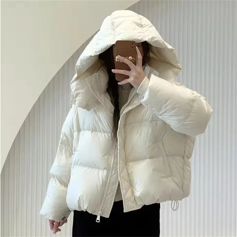 Parkas Women Winter Down Cotton Jacket Coat Ladies Hooded Outwear Parka Thick Cotton Padded Female Warm Overcoat