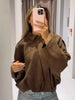 Women Green Suede Jacket Spring Long Sleeve Zipper Oversize Bomber Jackets Chic Female Street Casual Coats
