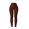 Women's Seamless Knit High Waist Yoga Leggings, Butt Lifting Slim Fit Sports Pants for Running & Fitness Training
