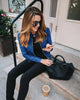 Autumn and Winter Women's Large Size Leather Jacket Solid Color Slim Street Elegant Versatile Top PU Suit Jacket