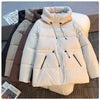 Hooded Parkas Women's Winter Cotton-padded Jackets Mid-length Overcoat Thicken Warm Casual Parkas Streetwear