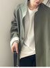 Lazy Loose Stand Up Collar Long Ttrench Coat For Women Spring Autumn Casual British Style Windbreaker Overcoat
