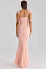 Sweetheart Neck Sexy Mermaid Maxi Dress Women Elegant Ruffle Sleeves Bodycon Evening Club Party Long Dress Female Gown