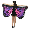 1pc Womens Butterfly Wings Polyester Butterfly Cape for Stage Dress-up Shawl Cloak Fancy Dress Costume 150x70cm