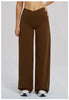 Yoga Flared Pants Women Sexy High Waist Wide Leg Pants Gym Fitness Bell Bottom Trousers Sports Flared Pants Latin Dance Trousers