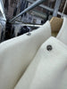 Elegant Big Scarf Collar Double Breasted Wool Coat Women Loose Korean Cashmere Winter Jacket