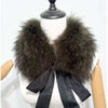 Raccoon Fur Collar Women Winter Coat Hood Decor Furry Fur Collar Warm Coat Shawl Natural Raccoon Fur Scarf Neck Warmer