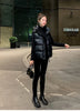 Detachable Hood Down Vest Women's Short Puffer Outwear Autumn Winter Loose Thick Warm Puffer Waistcoat Female