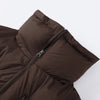 High Collar Puffer Women's Winter Coat Drawstring Waist Cinched Padded Jacket Thick Loose Casual For Ladies Streetwear Parka