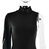 Elegant Split Turtleneck Sexy Maxi Dress Women Gown One-shoulder High Waist Bodycon Solid Club Party Long Dress 2626