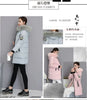 Winter Korean Cotton Jacket Women's Medium Long Big fur collar Coat Female Cotton Thicken Warm Hooded Parker Overcoat