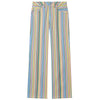 Rainbow Baggy Jeans Pants Women's Straight Jeans Female Striped Low Landing Jeans Chic Denim Trousers Streetwear Pants