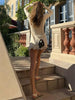 Women's Knit Mini Dress Ruffled Autumn High Waist Elegant Slim Party Dress Patchwork Knitwear Sweater Female Dress