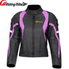 Woman Motorcycle Jacket Winter Warm Windproof Clothing Body Riding Safety Coat Built-in Protective Pads and Thermal Liner JK-64