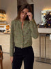 Women Round Neck Tweed Jacket Fringe Trim Long Sleeve Open Front Cropped Texture Outerwear Lady Elegant Daily Street Coat