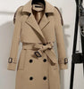 Women's High-quality Temperament Commuting Loose Casual Korean Style Coat Over the Knee Women's Coat