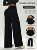 Women's Soft Straight Leg Workout Pants Breathable Lightweight Solid Color Loose Fit for Outdoor Sports Yoga Jogging