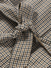 Plaid Windbreaker Grid Jacket Lapel Collar Double Breasted Trench Woman Coat Waist Tie Belt Long Sleeve Short Top Casual Clothes