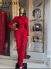 Women High Neck Cutout Back Stacked Ruched Bodycon Midi Maxi Dress Street Sexy Party Education Long Dresses Vestido