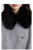 Women Korean Coat Loose Casual Woolen Single-sided Detachable Collar Female Overcoat Ladies Jacket Autumn Winter