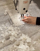 Evening Dresses Customize A-Line Square Neck Women'S Formal Evening Gowns Floor-Length Ruffles Lace Long Sleeves Elega