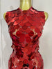 Birthday Party Women Sparkly Sequins Sexy Mesh Maxi Dress Evening Celebrate Performance Singer Nightclub Stage Costume
