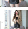 Spring Autumn Jackets Women Blazer 2026New Solid Slim Office Short Blazer Women Elegant Single Button Formal Blazer Coat