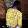 Double-sided Print Quilted Jackets Winter Ladies Reversible Lapel SIngle-breasted Cotton Coats Women's Warm Short Overcoats