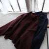 Korean Women's Knitted Sweater Double Zipper Stand Collar Coat Autumn Winter Casual Versatile Loose Cardigan Tops 3XL