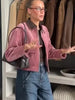 Corduroy Cropped Short Jackets Women Casual Contrast Collar Long Sleeves Zipper Coat Lady Spring Daily Street Wear