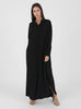 Abaya Dress Muslim Robe Abaya Ramadan Ladies Long Sleeve Islamic Dress Middle East Abayas Women Clothing Without Hijab