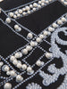 White Pearl Nailed Big Size Blazer Women V-neck Long Sleeve Loose Fit Jacket Tide Spring Autumn 7C274100