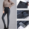 Elastic Waist Skinny Jeans Women Spring Slim Stretch Denim Pants Vintage Pencil Vaqueros Mom Pantalones De Mujer