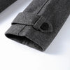 Casual Woolen Women Coat Doube-Breasted Turn-Down Collar Long Sleeve Female Coats Autumn Winter Chic Lady Outwear