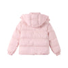Chic Shiny Hooded Cotton Jacket With Belt Women Elegant Long Sleeve Zipper Lace Up Coats Lady Winter Street Warm Outerwear