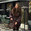 Faux Fur Neck Short Jackets Women Long Sleeve Ruff Thicken Loose Outerwear Female Autumn Winter Chic Daily Coats
