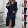Dresses Woman Fall and Winter: Off-Shoulder Lantern Sleeve Pleated Long Dress Tops Skirts Y2k Clothes