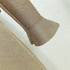 Spring Women's RoundNeck Diamond-Embellished Long-Sleeved Knitted DressY2K High-Quality Commuter Maxi Dress