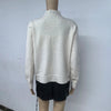 Soft Comfortable Stand-Up Collar Sweater Cardigan Women Simple Single Breasted Cardigans Coat Autumn Solid Knitted Outerwear