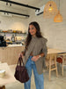 Diagonal Buckle Stand Collar Loane Taupe Asymmetrical Plaid Blazers Spring Casual Coats Vintage Woman's Outerwear Clothing