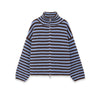 Spring Women's Loose and Lazy Style Sweater Cardigan Flared Lapel Long Sleeve Double Chain Stripe Knit Coat