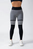 Women Gym V-back Line Yoga Pants Butt Lifting Fitness Athletic Workout Scrunch Leggings Outdoor Sports Tights