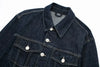 Women Denim Set Casual Lapel Long Sleeve Crop Jacket Buttons Female Vintage Wide Leg Loose Jeans Long Pants