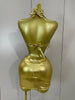 Stock Sparkly Diamonds Chain Top Mini Dress Two Pieces Women Eveing Celebrate Party NightClub Festival Outfit Sexy Stage Costume